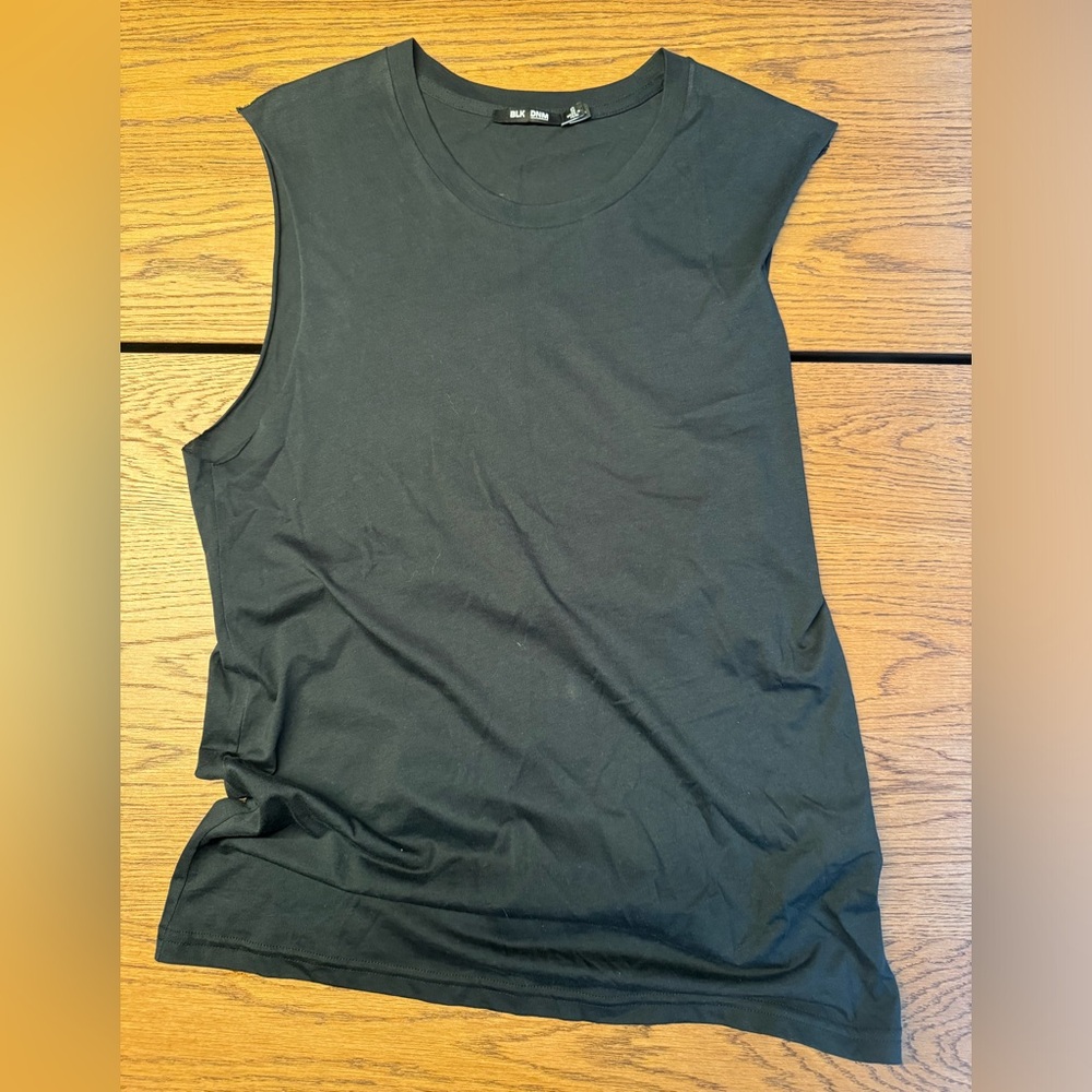 BLK DNM Black Graphic Muscle Tee